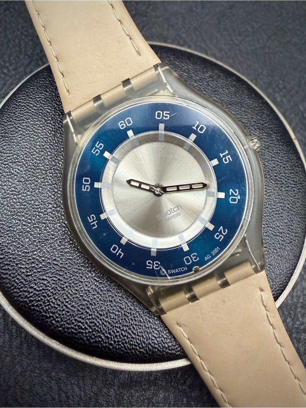 Vintage Swatch Skin Ultra-Thin Swiss Watch | 4mm Slim Profile | New Battery!